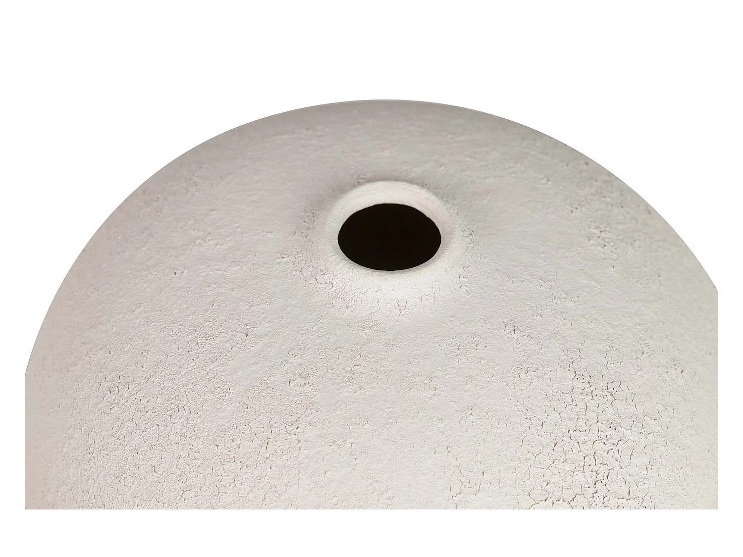 Florero Ceramica Beige 23x23x20 Cm