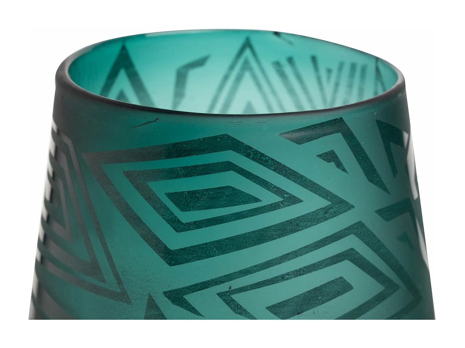 Florero Decoracion Cristal 27x27x36 Cm