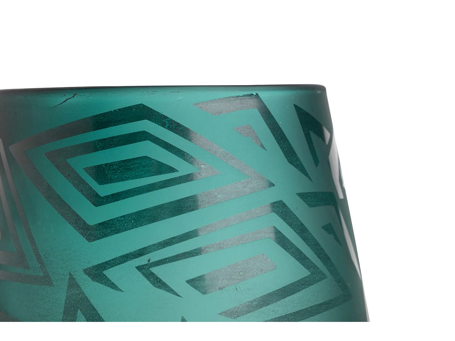 Florero Decoracion Cristal 27x27x36 Cm