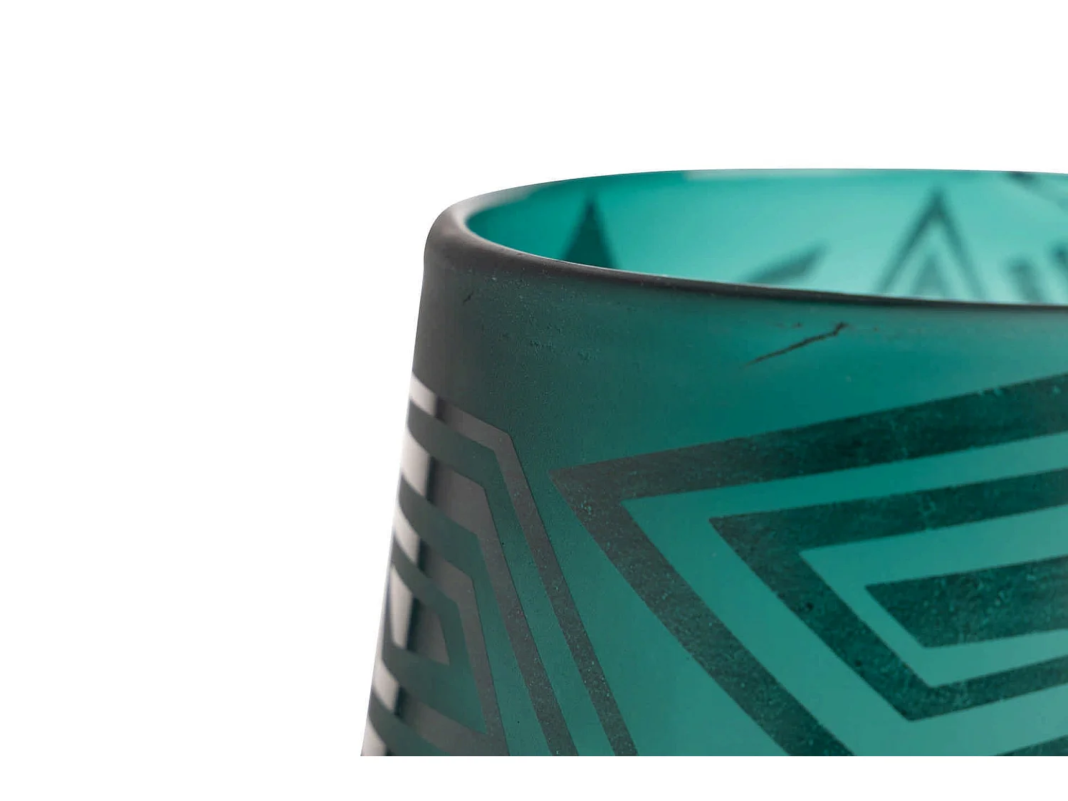 Florero Decoracion Cristal 27x27x36 Cm