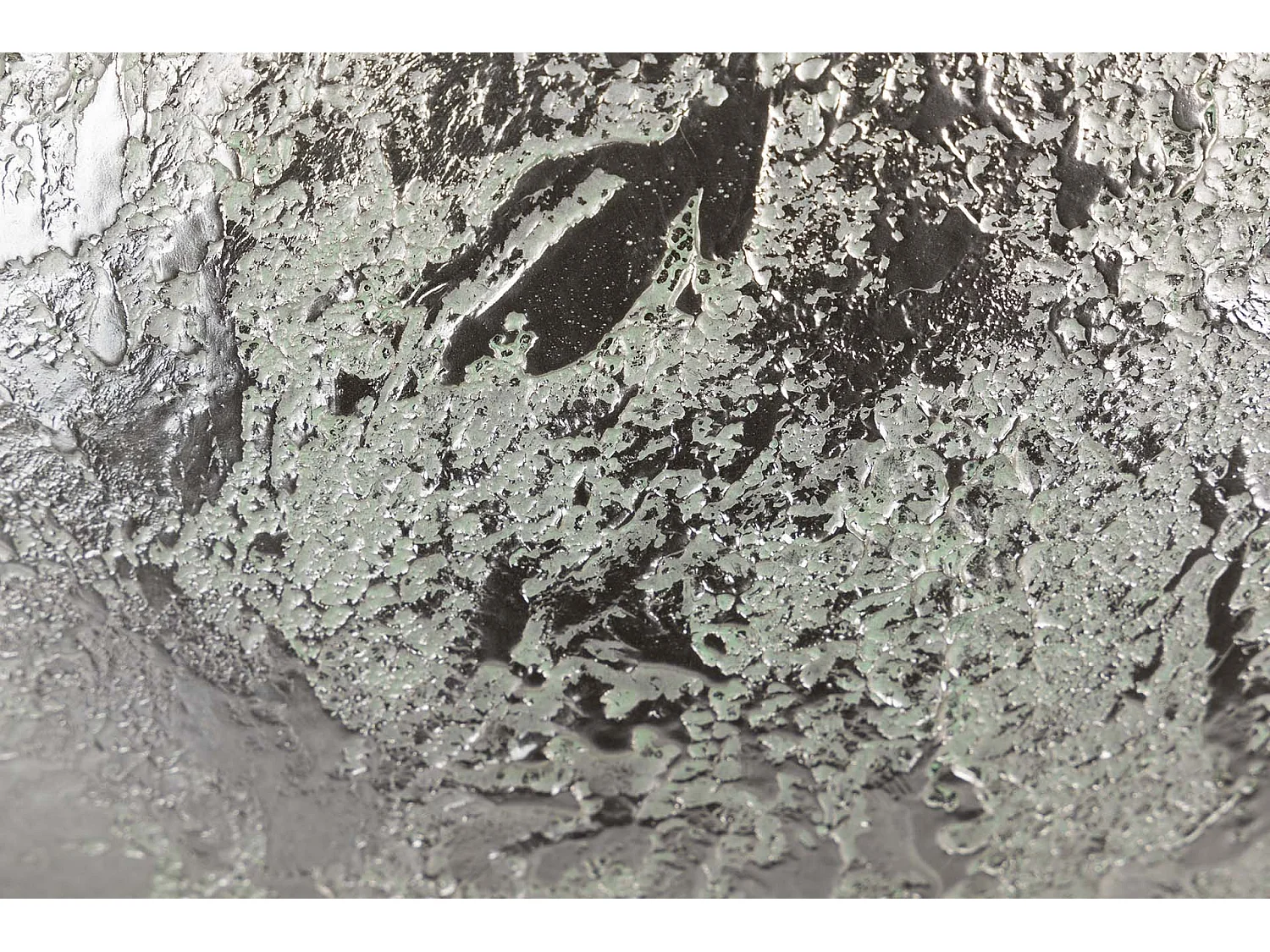 Florero Ceramica Plata 39x10x25 Cm