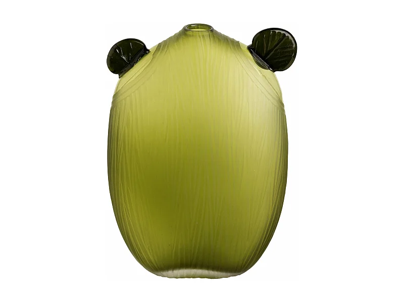 Florero Decoracion Cristal 20x9x28 Cm