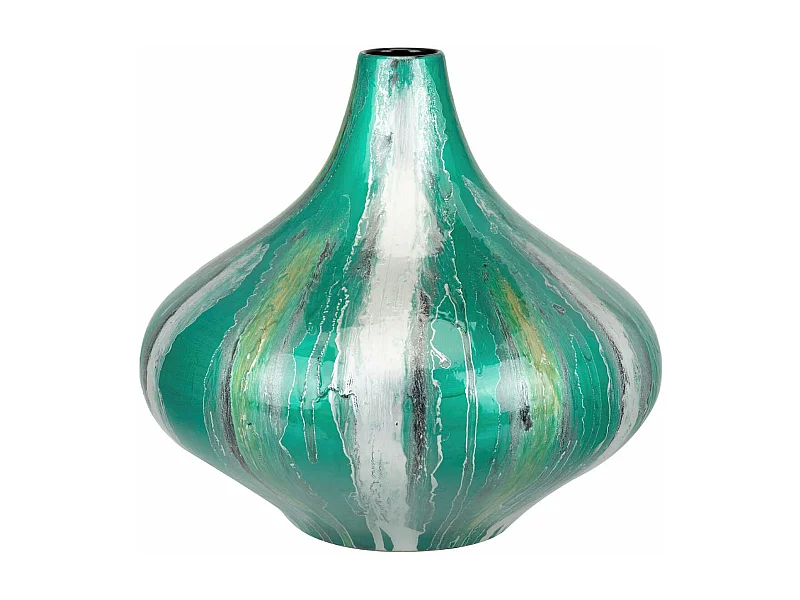 Florero Ceramica Lacada 34x34x32 Cm