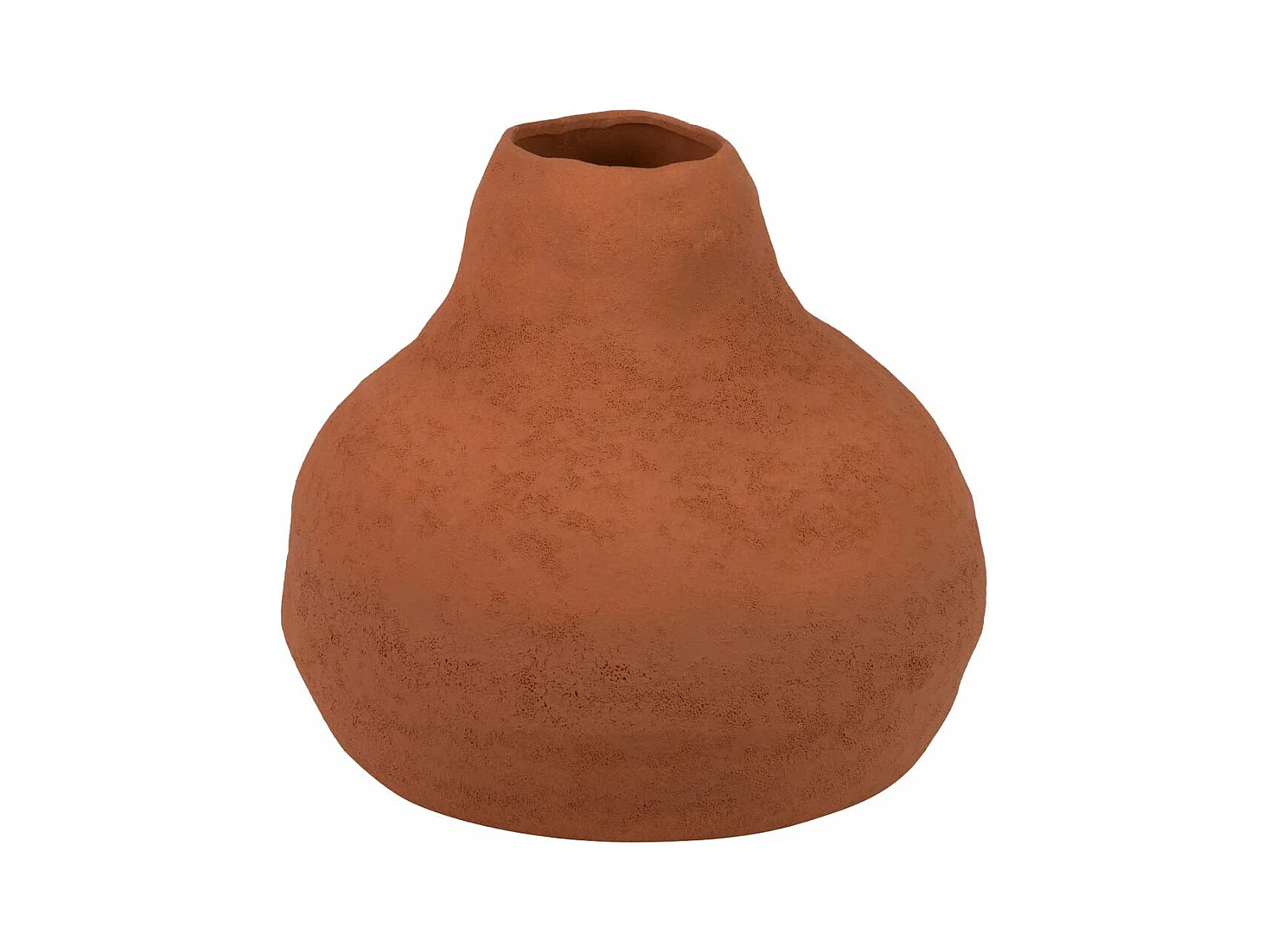 Florero Ceramica Terracota 26x26x23 Cm