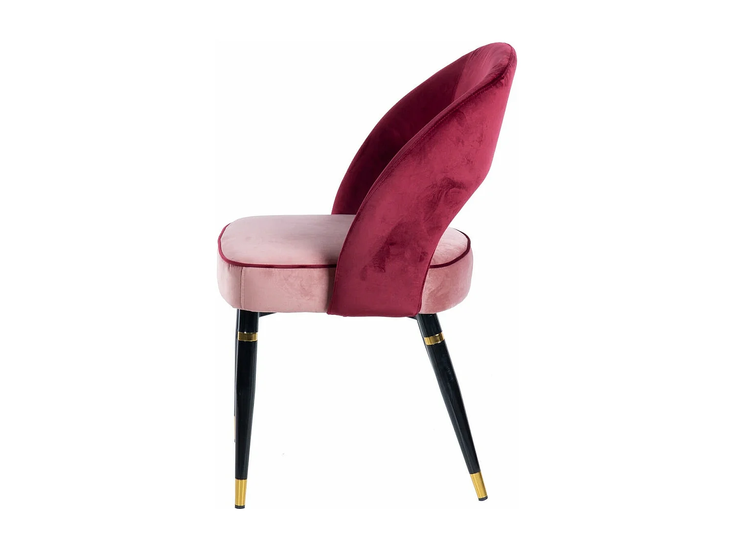 Silla Velvet Granate Houston 56x58x83 Cm