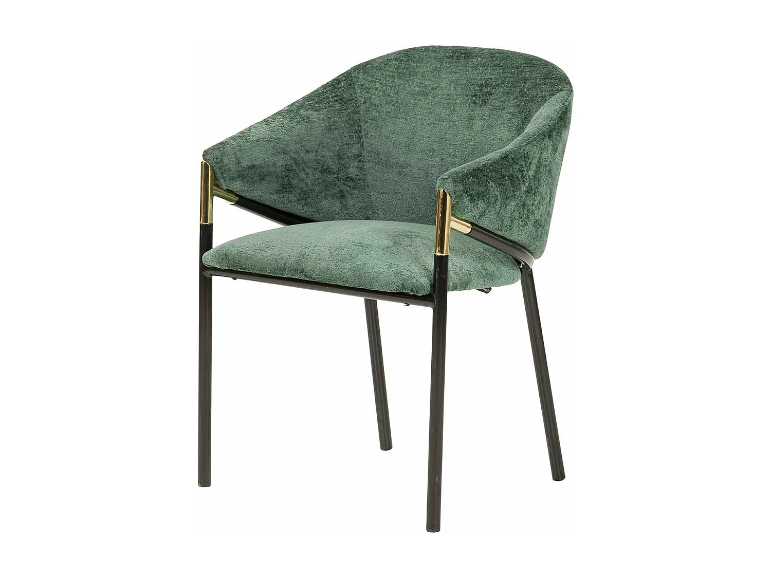 Silla Textil Verde Atlanta 57x57x79 Cm