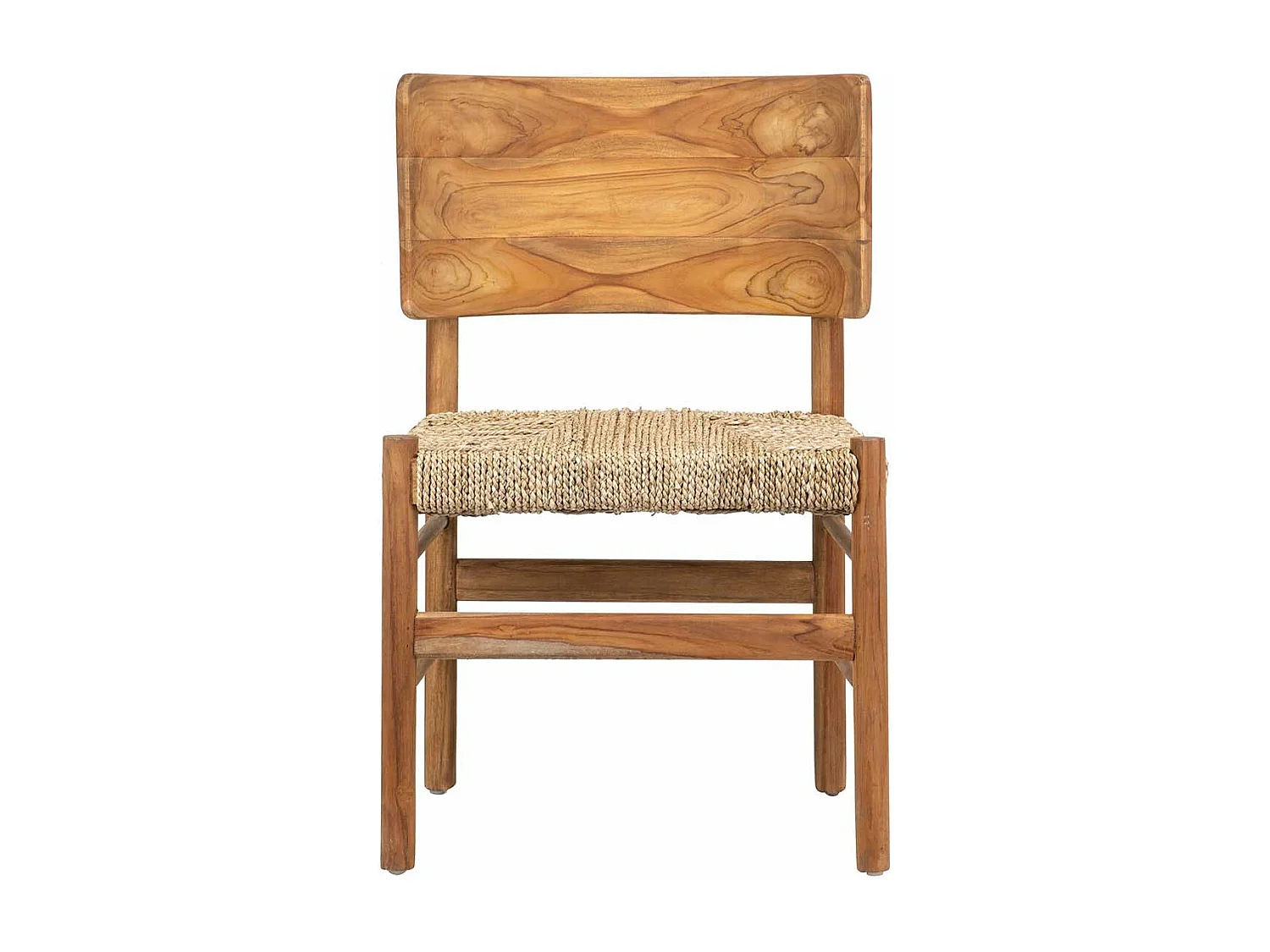 Silla Teca Natural 55x50x85 Cm