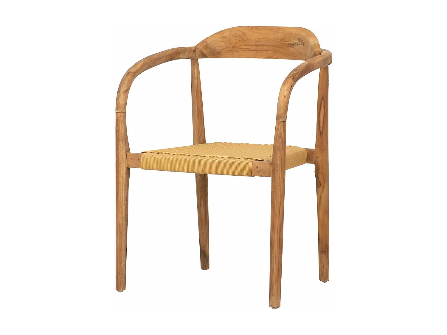 Silla Teca Natural 60x60x85 Cm