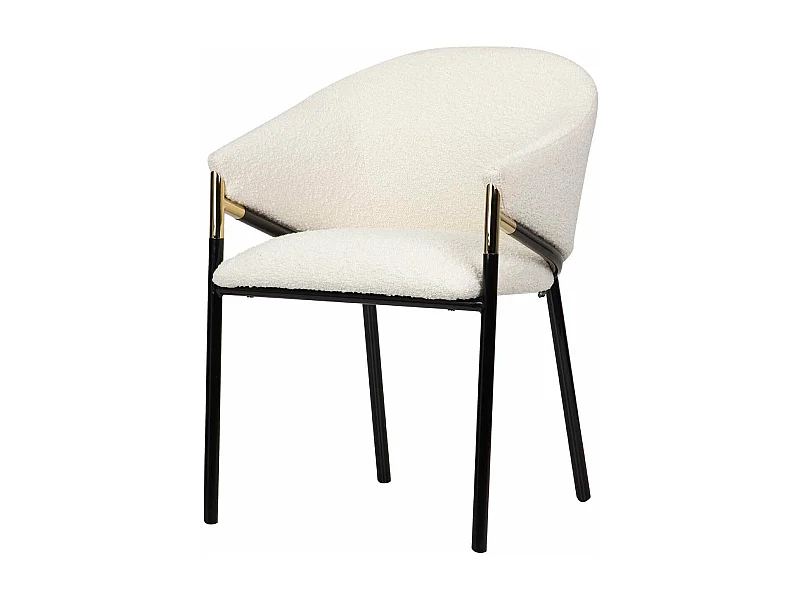 Silla Textil Blanco Atlanta 57x57x79 Cm