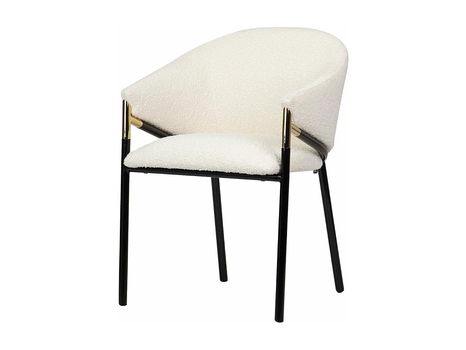 Silla Textil Blanco Atlanta 57x57x79 Cm