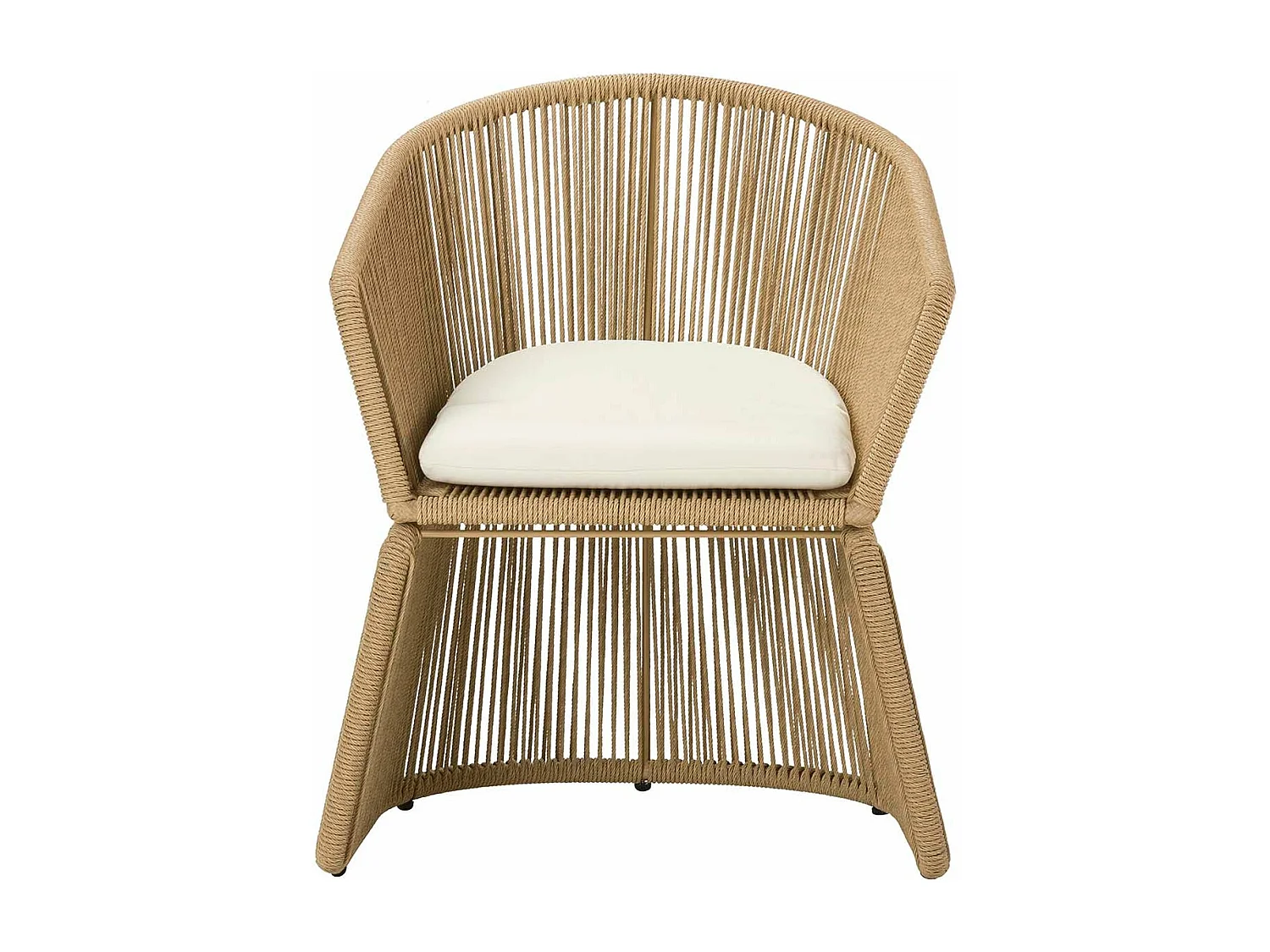 Silla Ratan Sintetico Natural 59x68x83 Cm