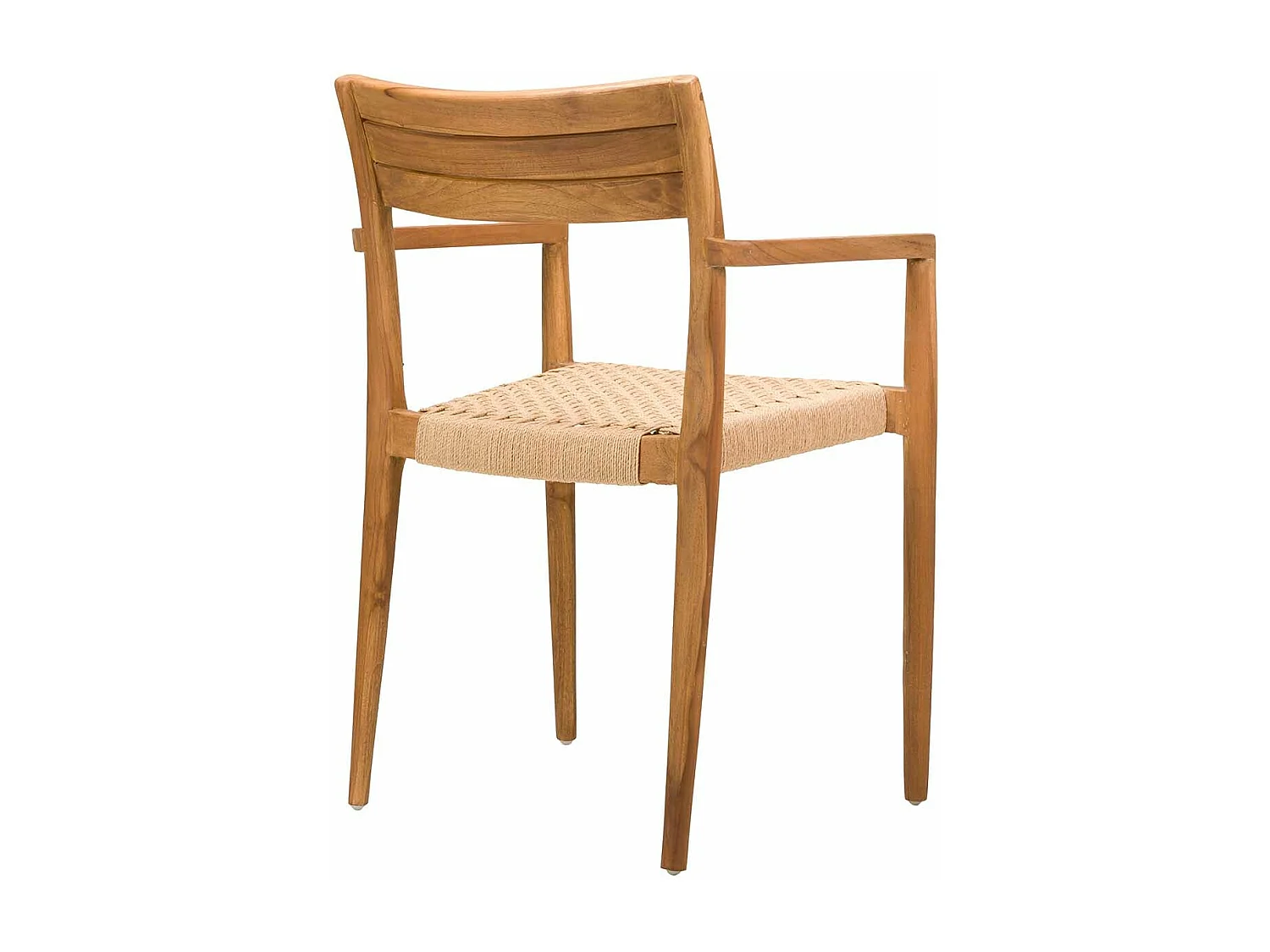 Silla Madera Teka Cuerda 52x50x81 Cm