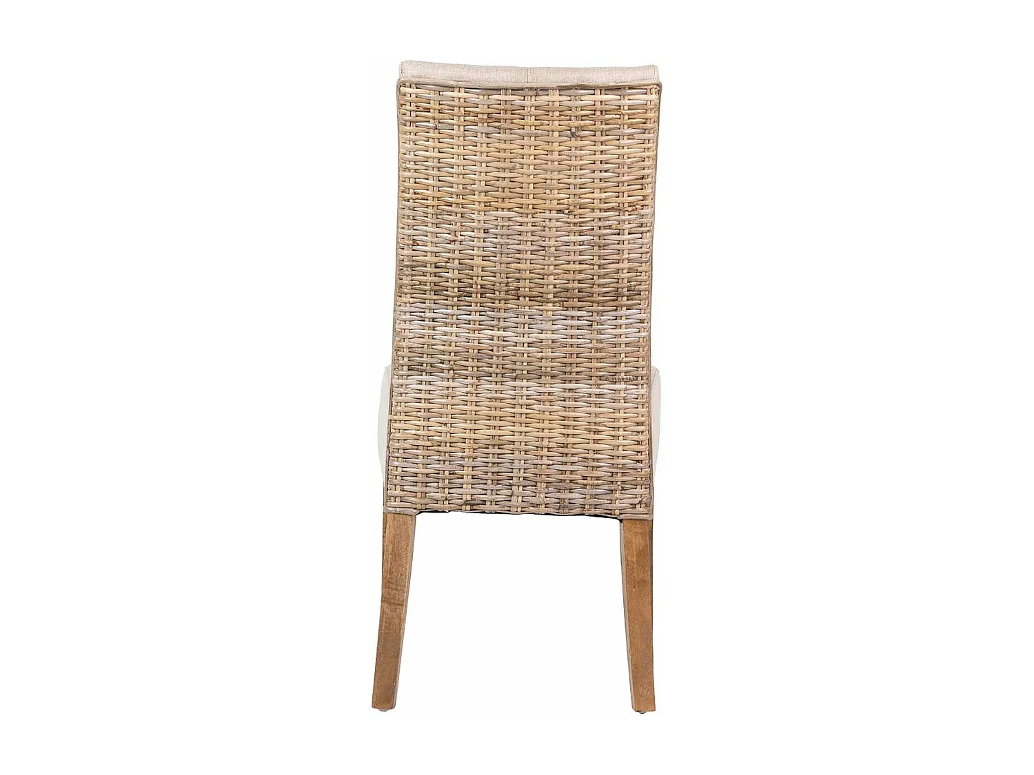 Silla Ratan-madera Natural 63x47x100 Cm
