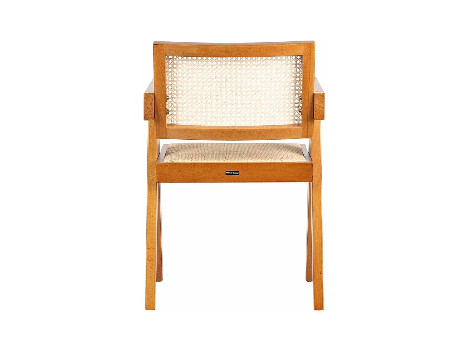 Silla Olmo Ratan Marron Vansbro 56x61x84 Cm