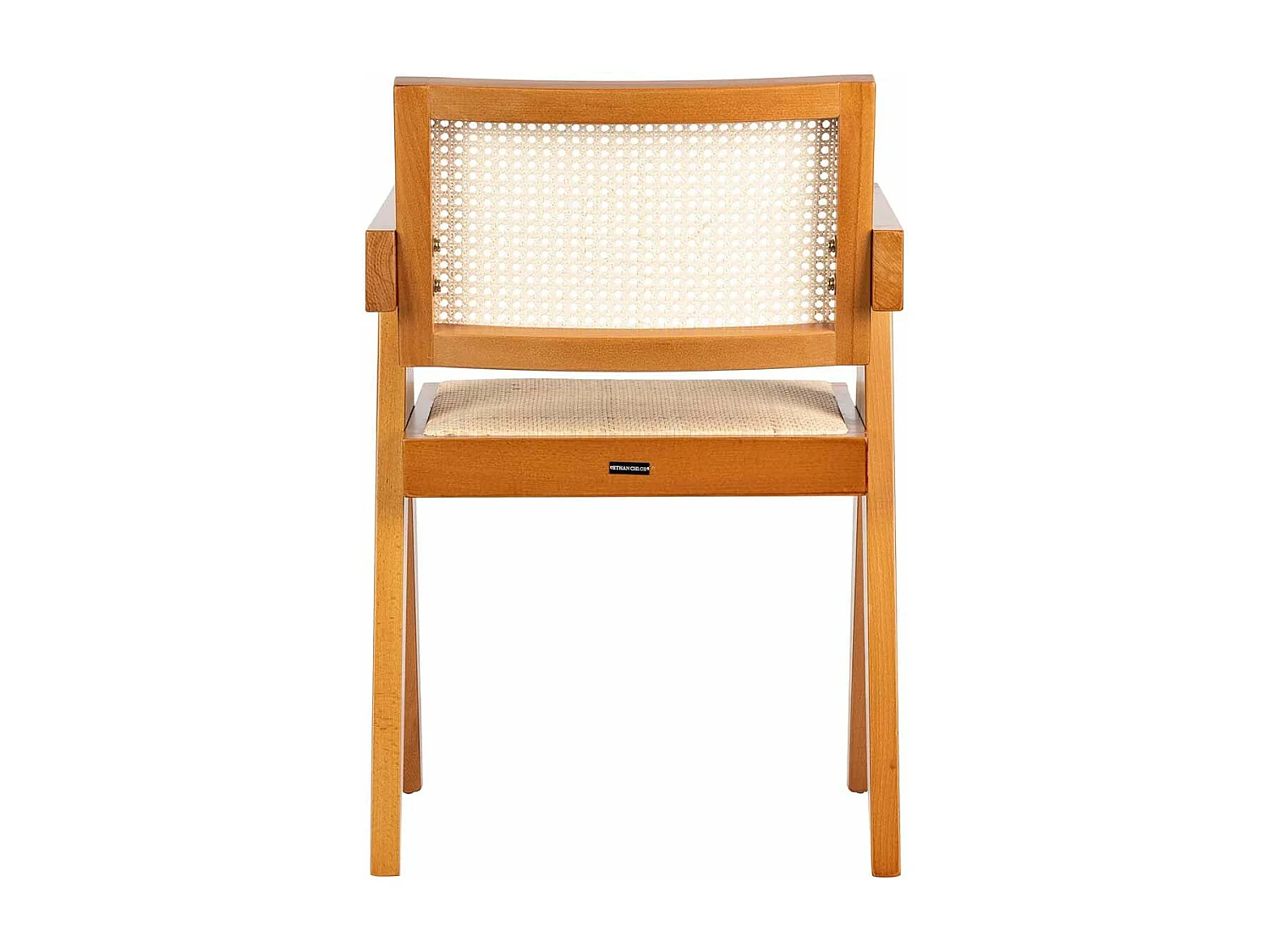 Silla Olmo Ratan Marron Vansbro 56x61x84 Cm