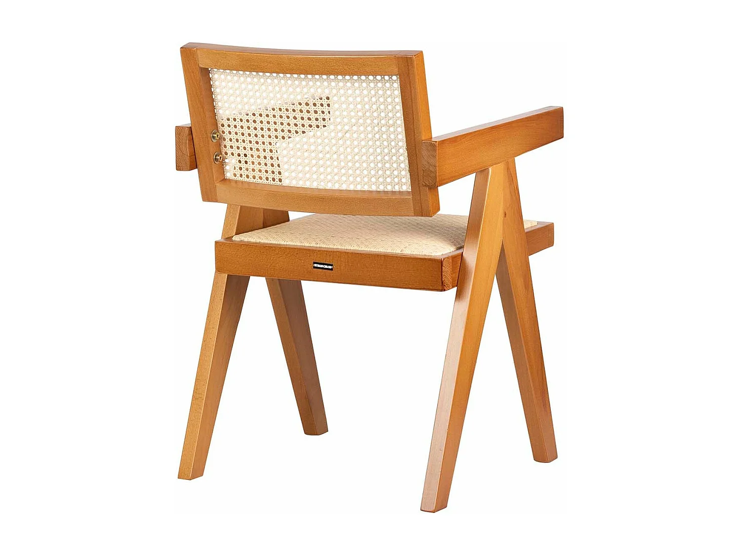 Silla Olmo Ratan Marron Vansbro 56x61x84 Cm