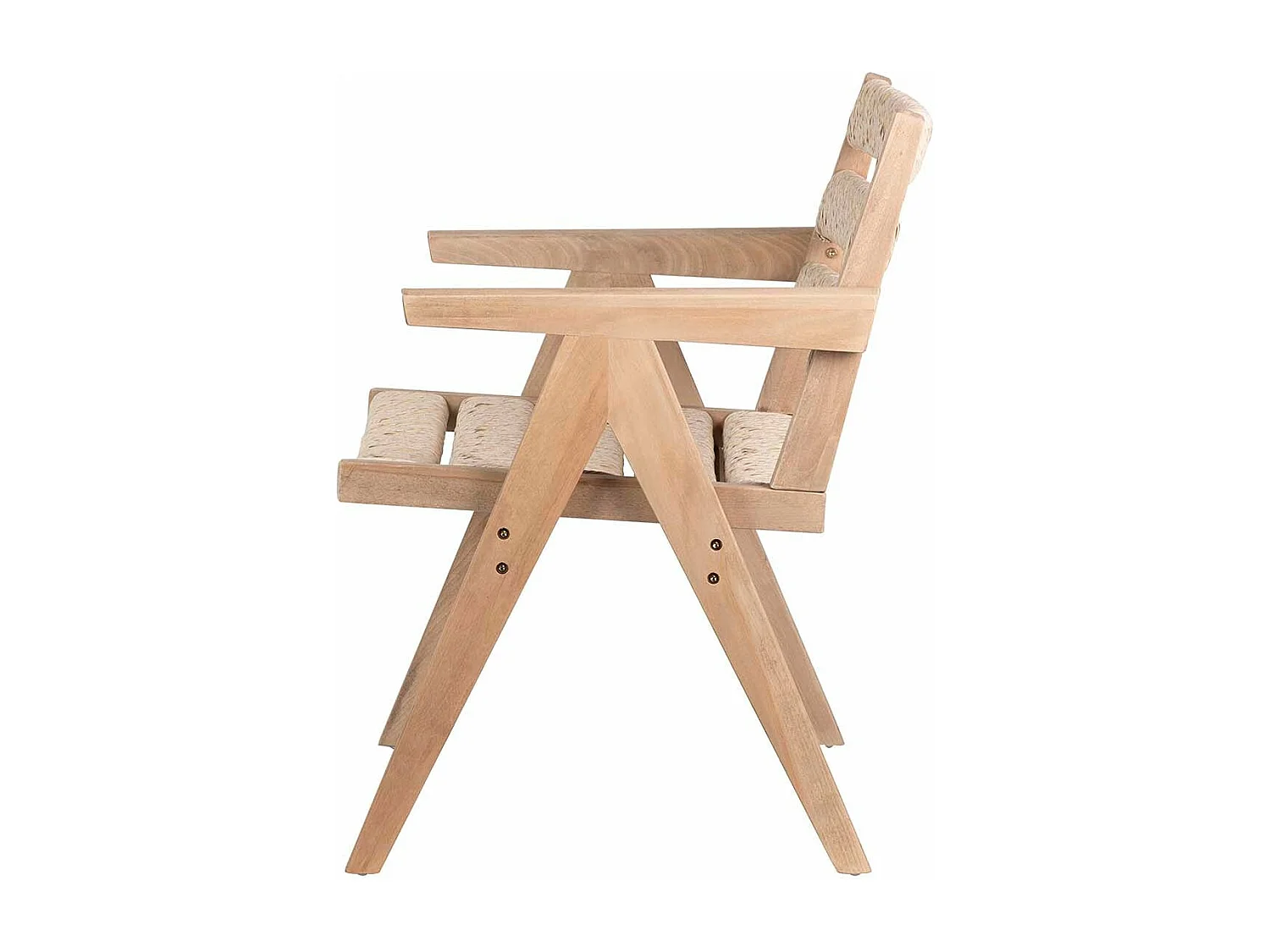 Silla Olmo Ratan Marron Mozambique 66x66x84 Cm