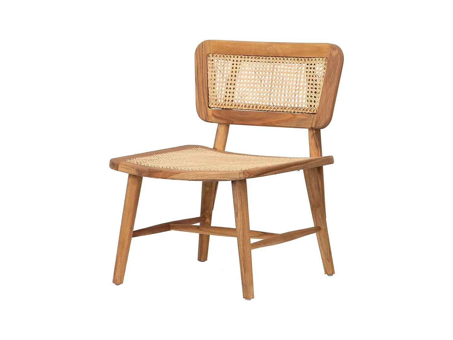 Silla Teca Natural 60x64x80 Cm