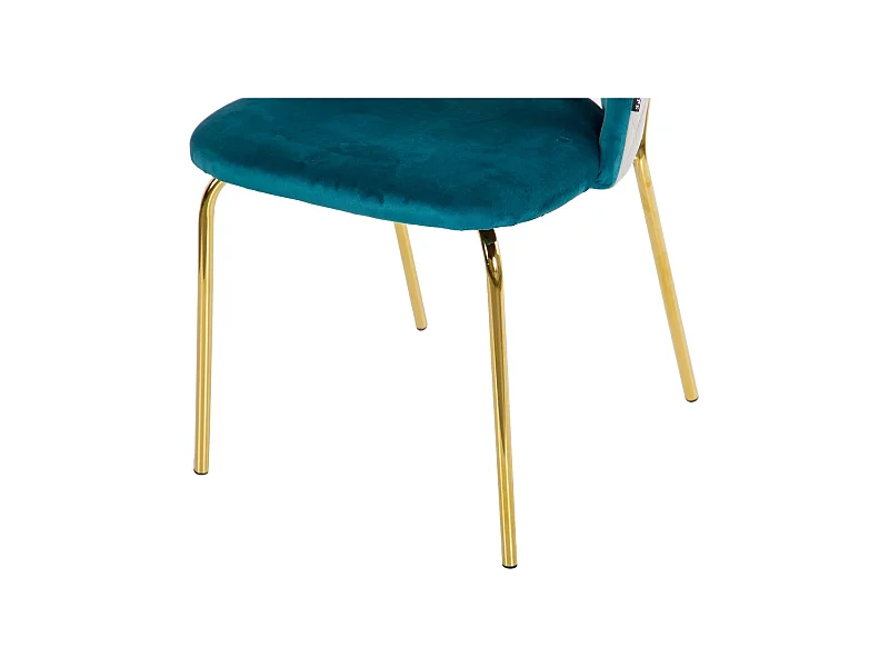 Silla Velvet Azul Gris 49x53x87cm