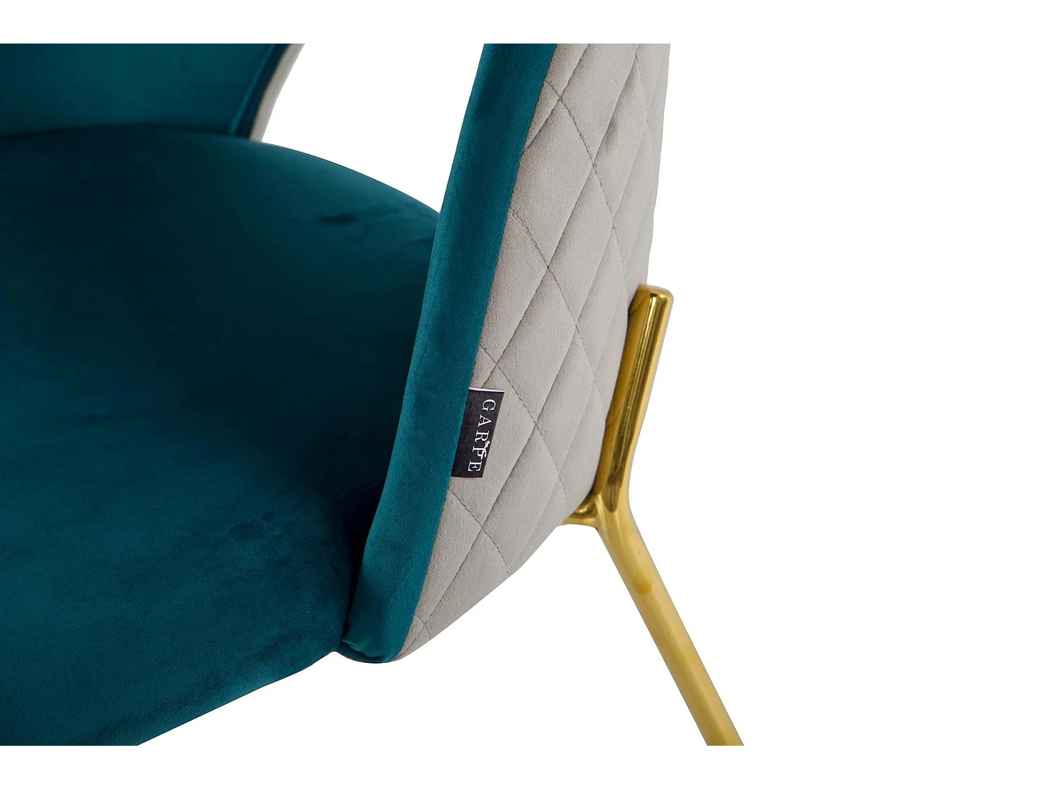 Silla Velvet Azul Gris 49x53x87cm