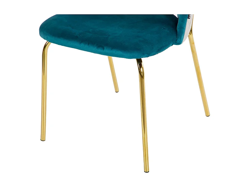 Silla Velvet Azul Gris 49x53x87cm