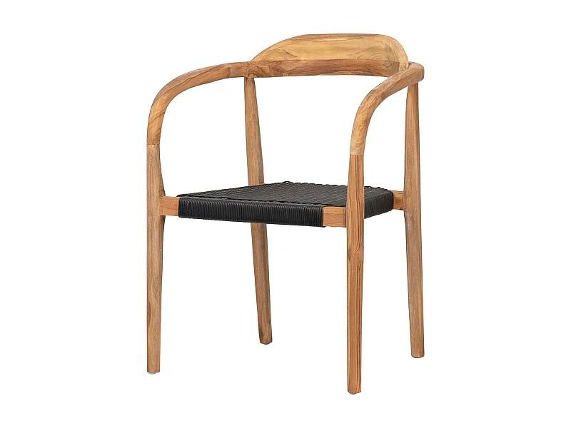 Silla Teca Natural 60x60x85 Cm