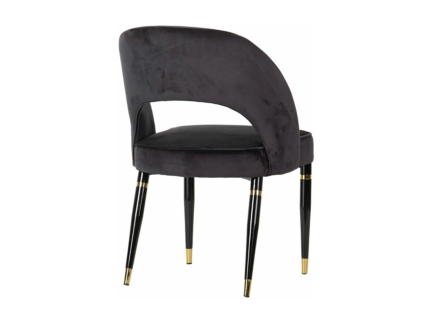 Silla Velvet Negro Houston 56x58x83 Cm