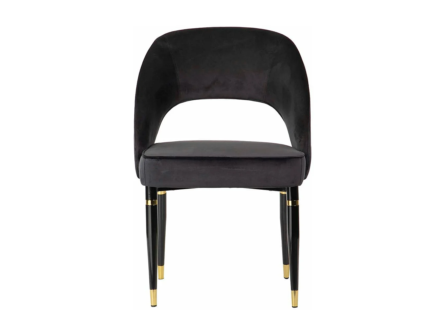 Silla Velvet Negro Houston 56x58x83 Cm