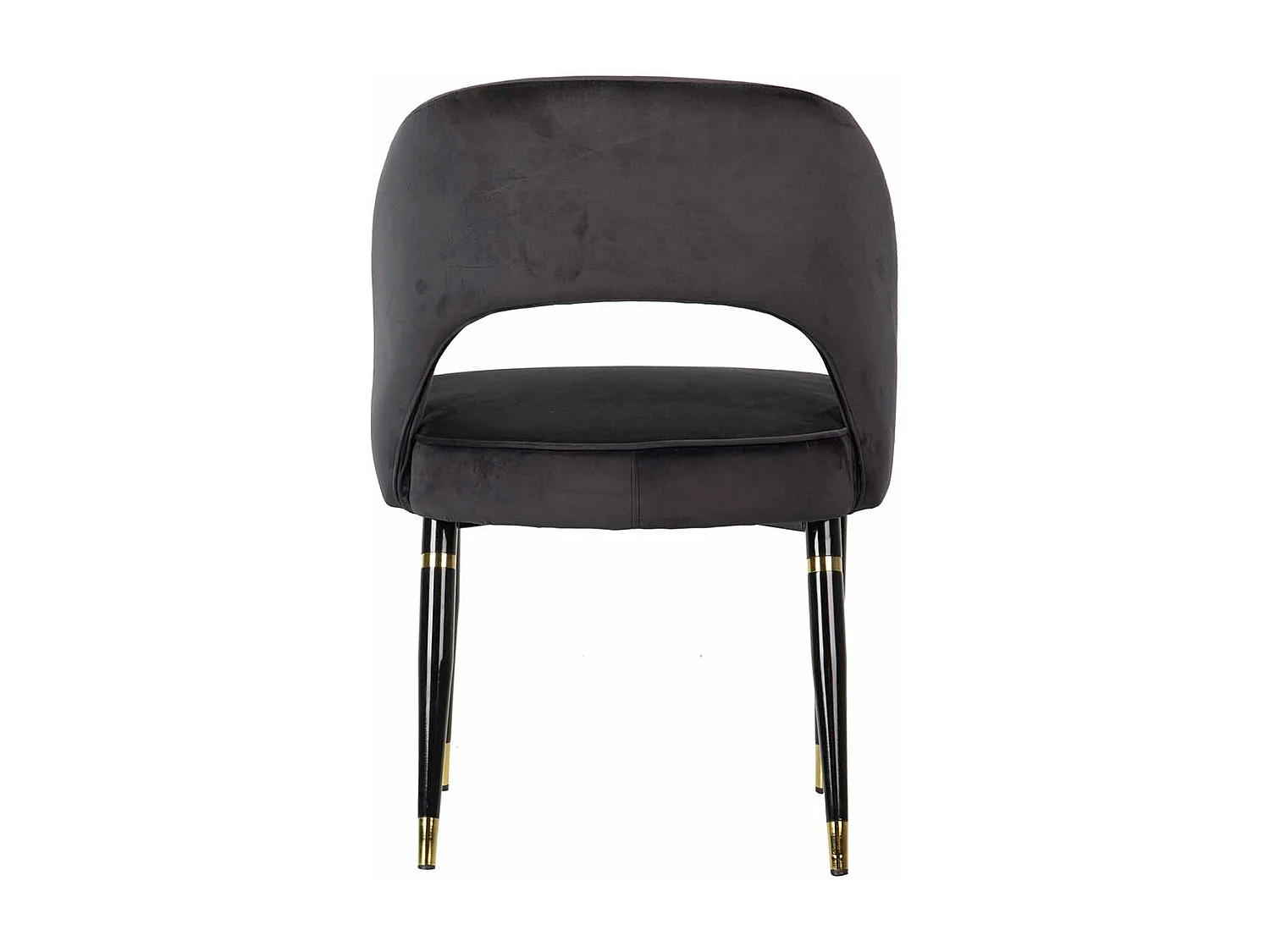 Silla Velvet Negro Houston 56x58x83 Cm