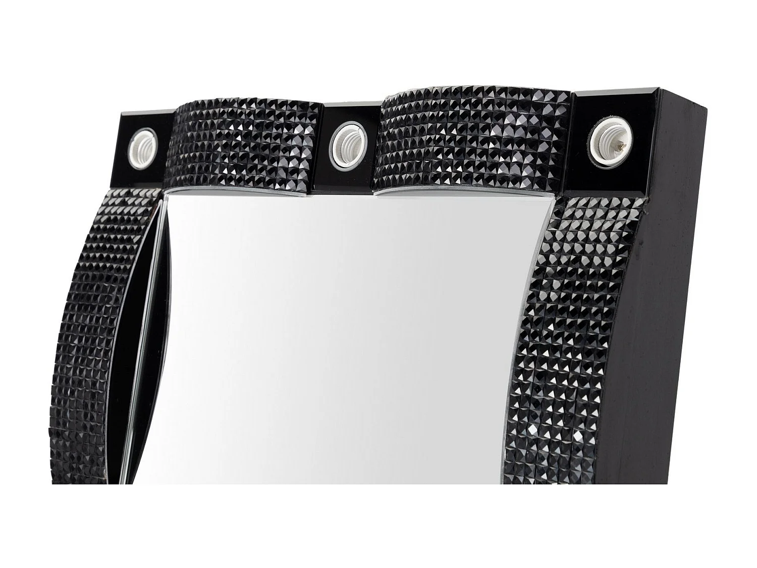 Espejo De Suelo Negro Glam 60x12,7x160 Cm