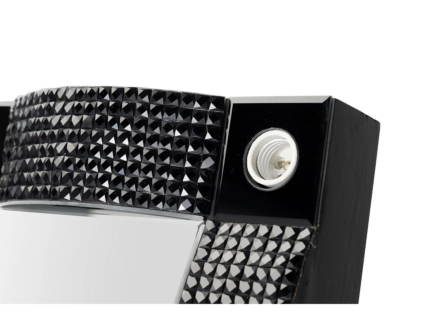 Espejo De Suelo Negro Glam 60x12,7x160 Cm