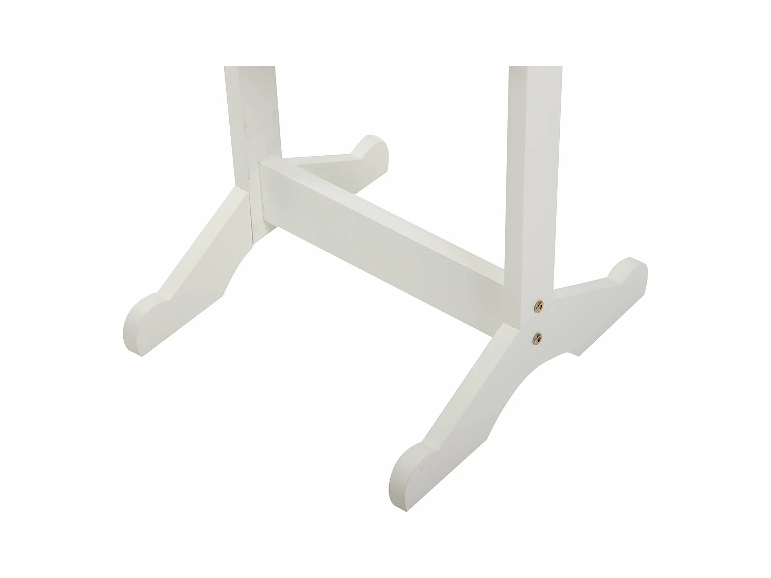 Espejo Joyero Madera Blanco 38x38x140 Cm