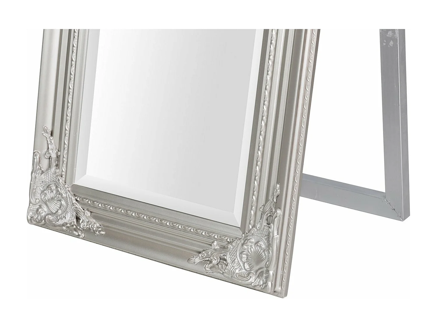 Espejo De Pie Madera Plata 44x8x180 Cm