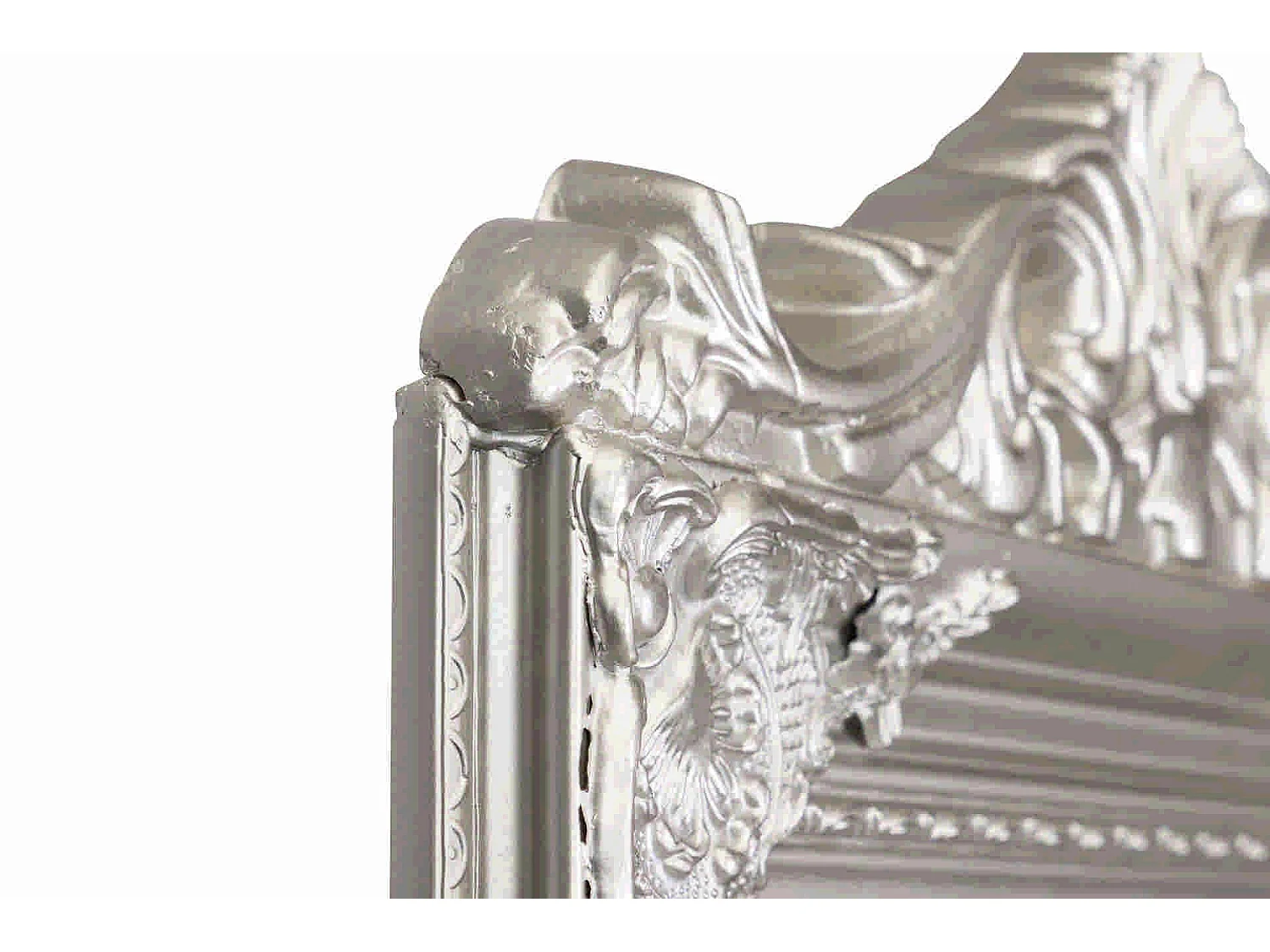 Espejo De Pie Madera Plata 44x8x180 Cm