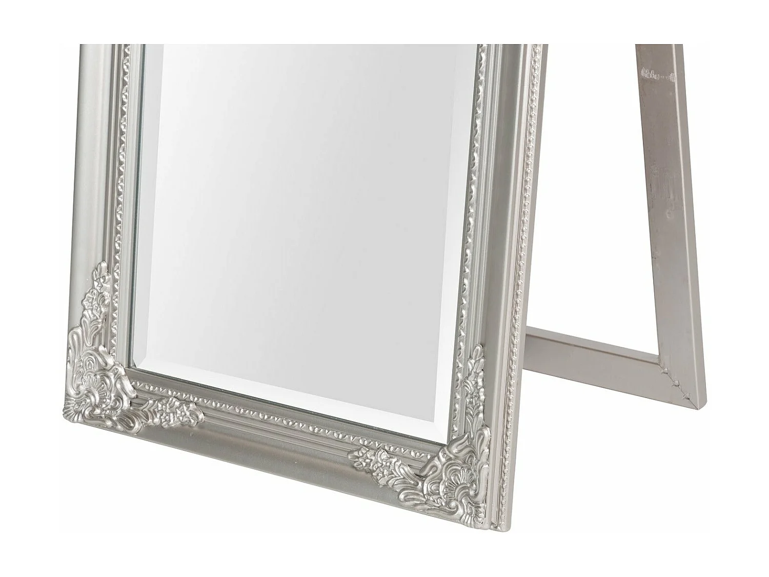 Espejo Madera Plata C/ Pie 44x8x180 Cm