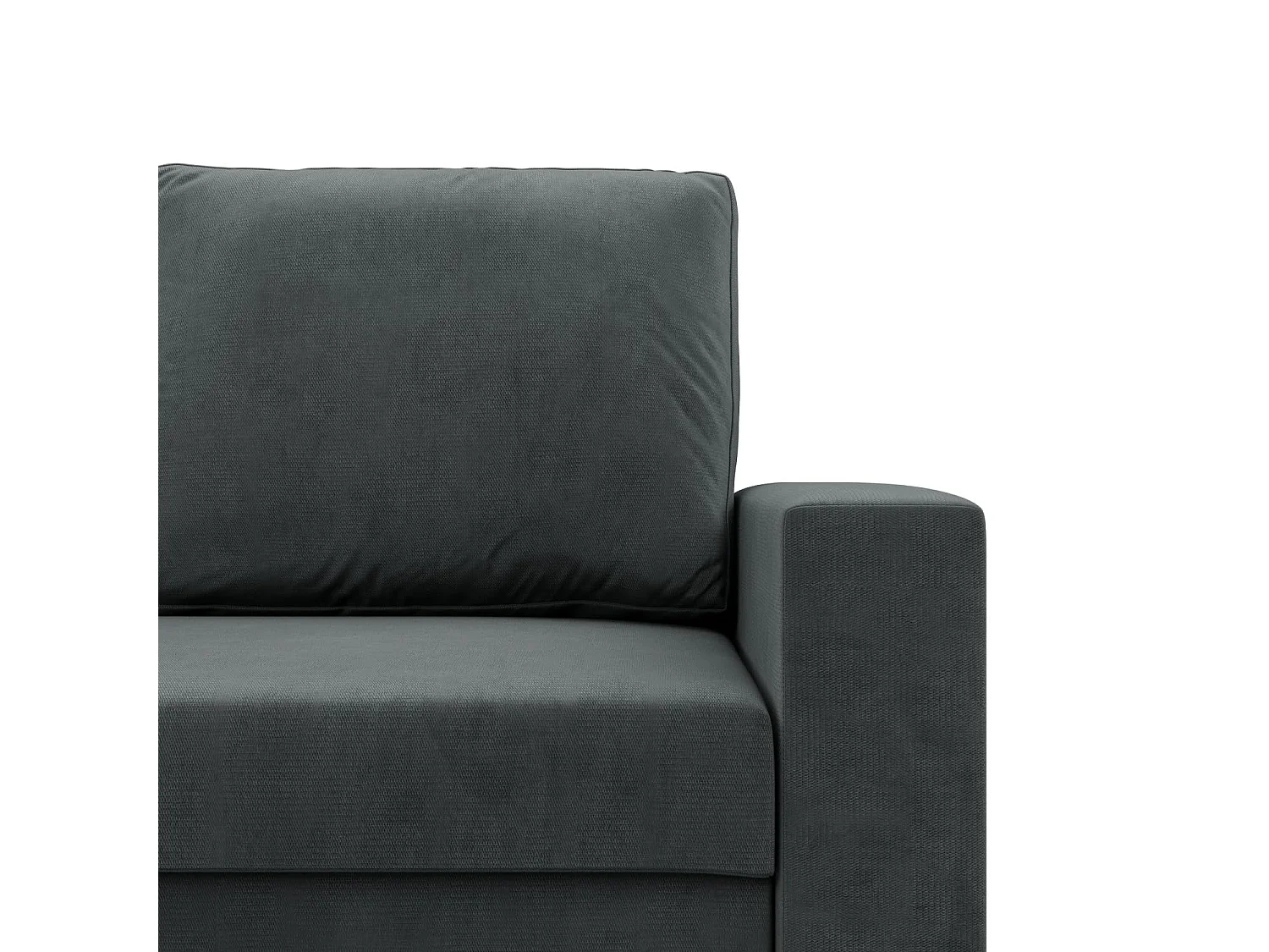 Narożnik z funkcją spania, kolor ciemnoszary