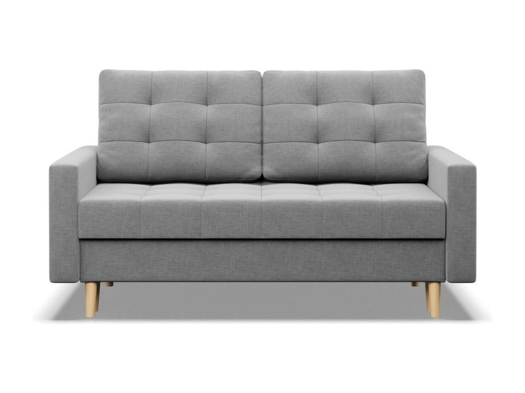Sofa 2-osobowa z funkcją spania, kolor szary