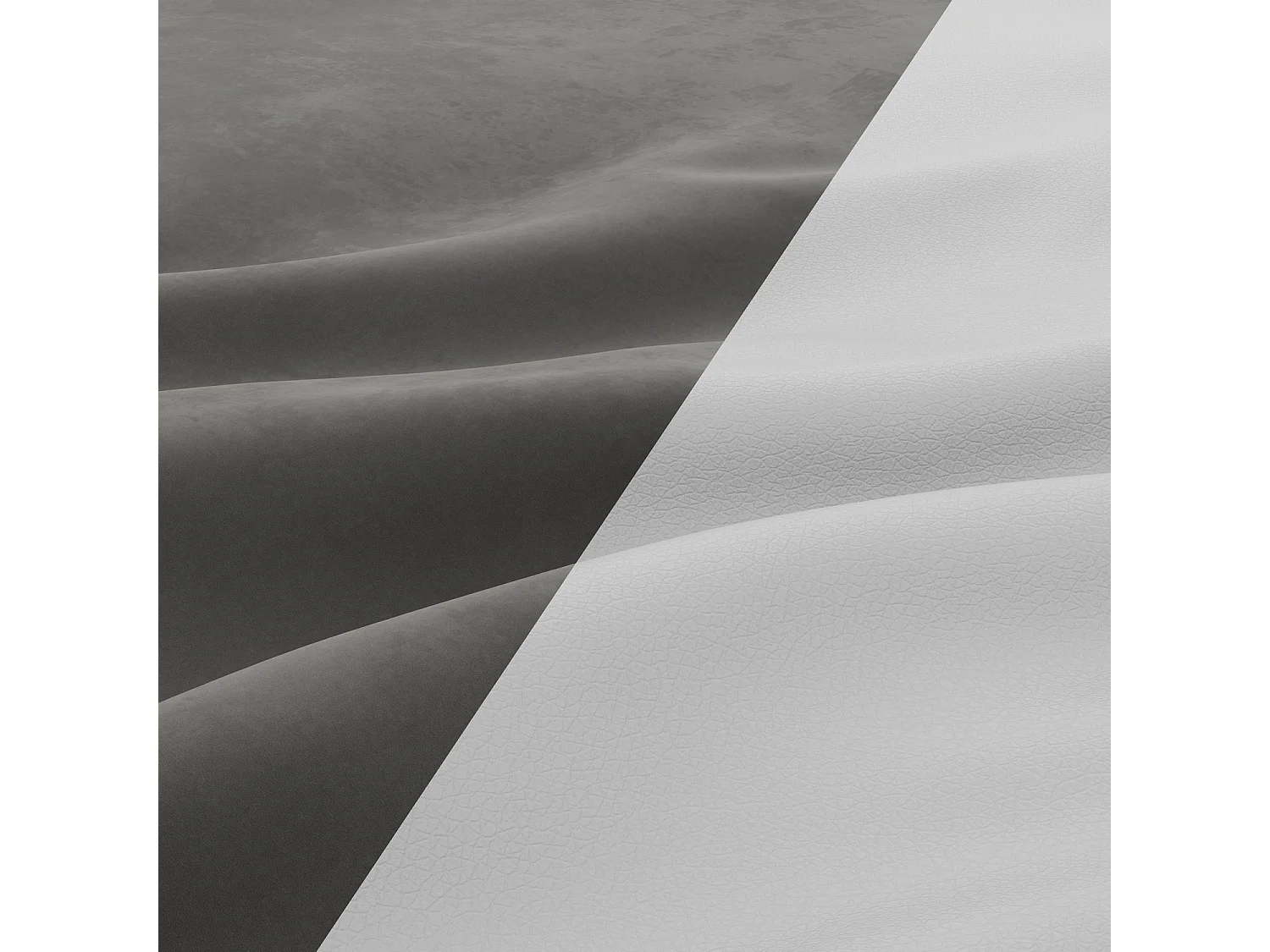 Narożnik prawy z funkcją spania, otomana, kolor ciemnoszary + szary