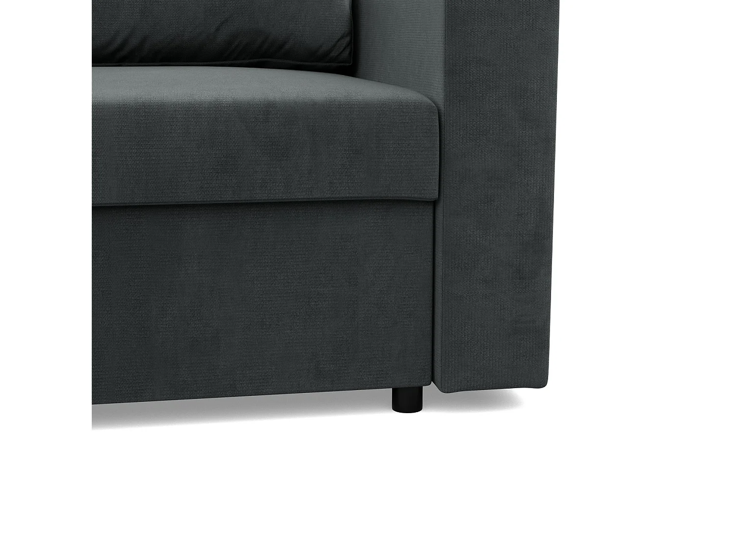 Sofa 2-osobowa z funkcją spania, kolor ciemnoszary