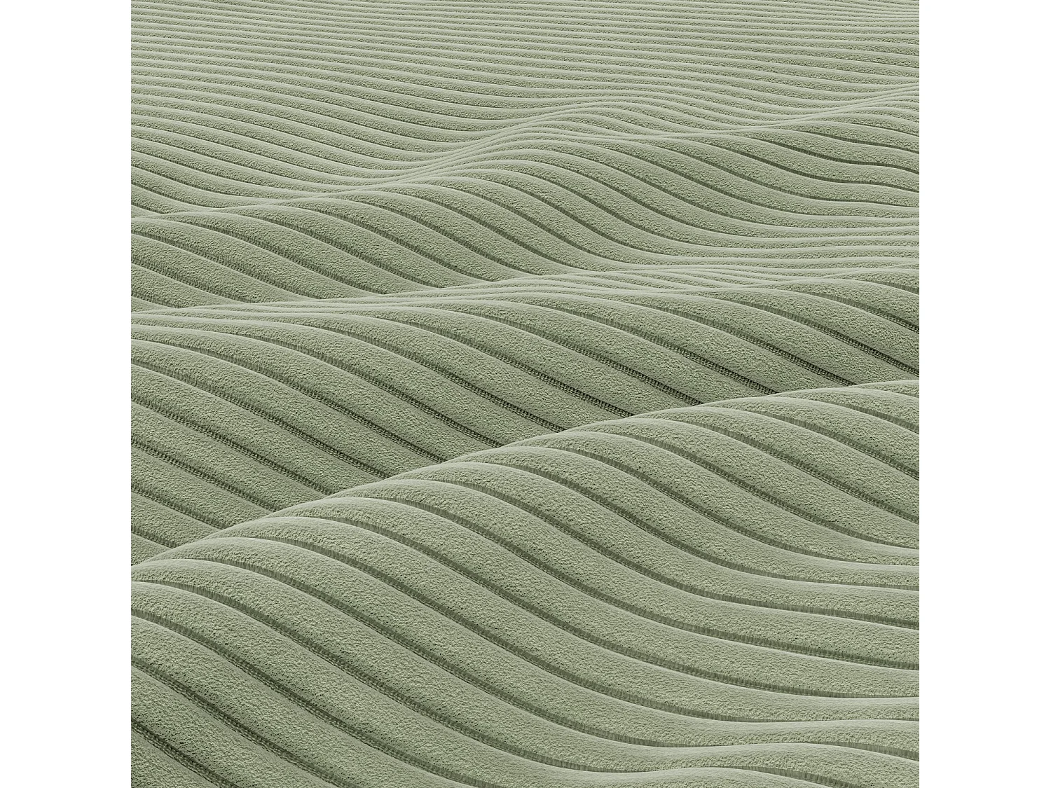 Sofa 2-osobowa z funkcją spania, sztruks - kolor zielony