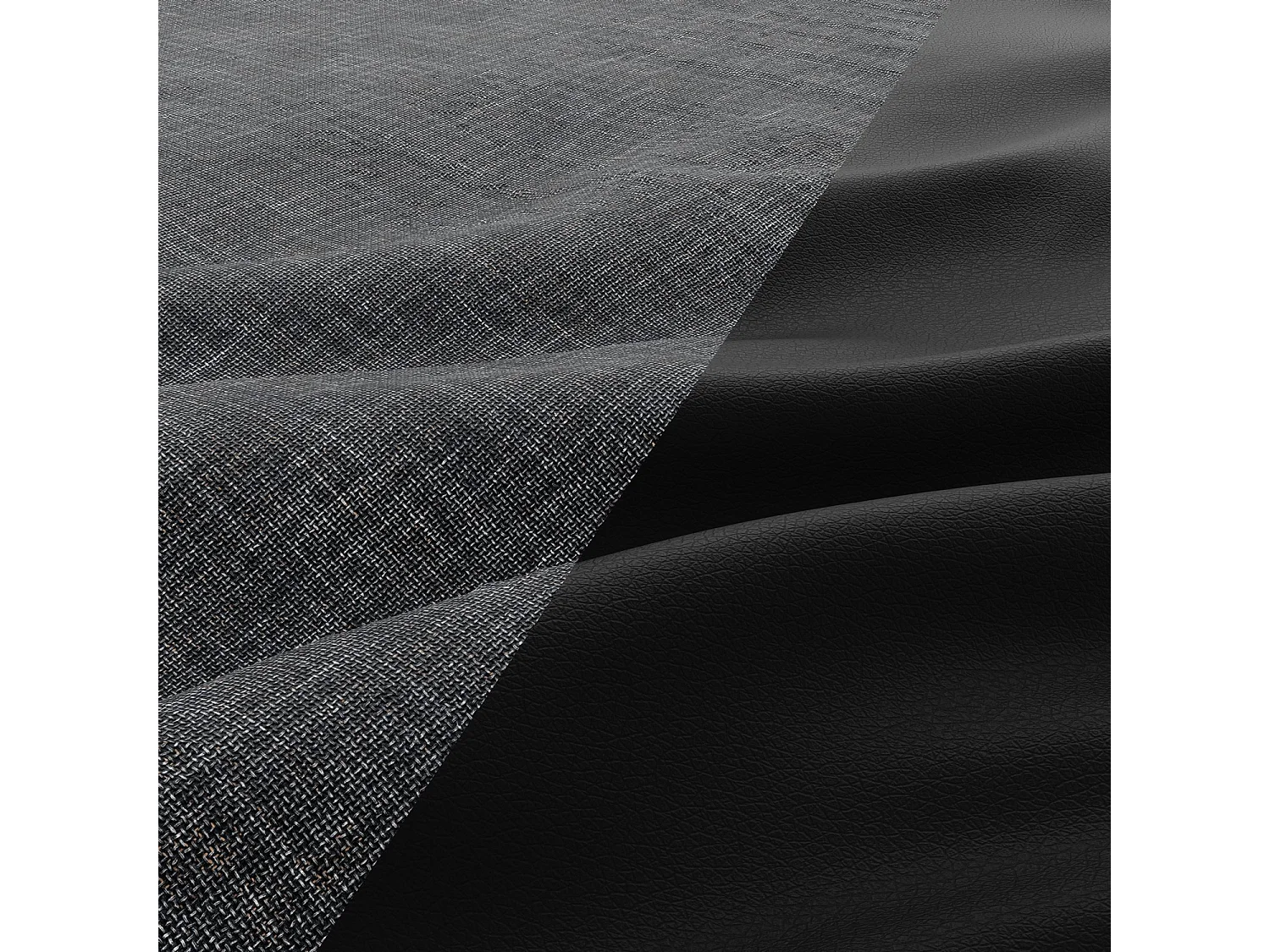 Sofa 3-osobowa z funkcją spania, kolor czarny + czarny