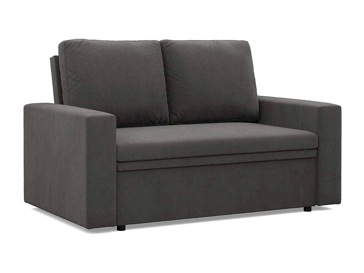 Sofa 2-osobowa z funkcją spania, kolor szary