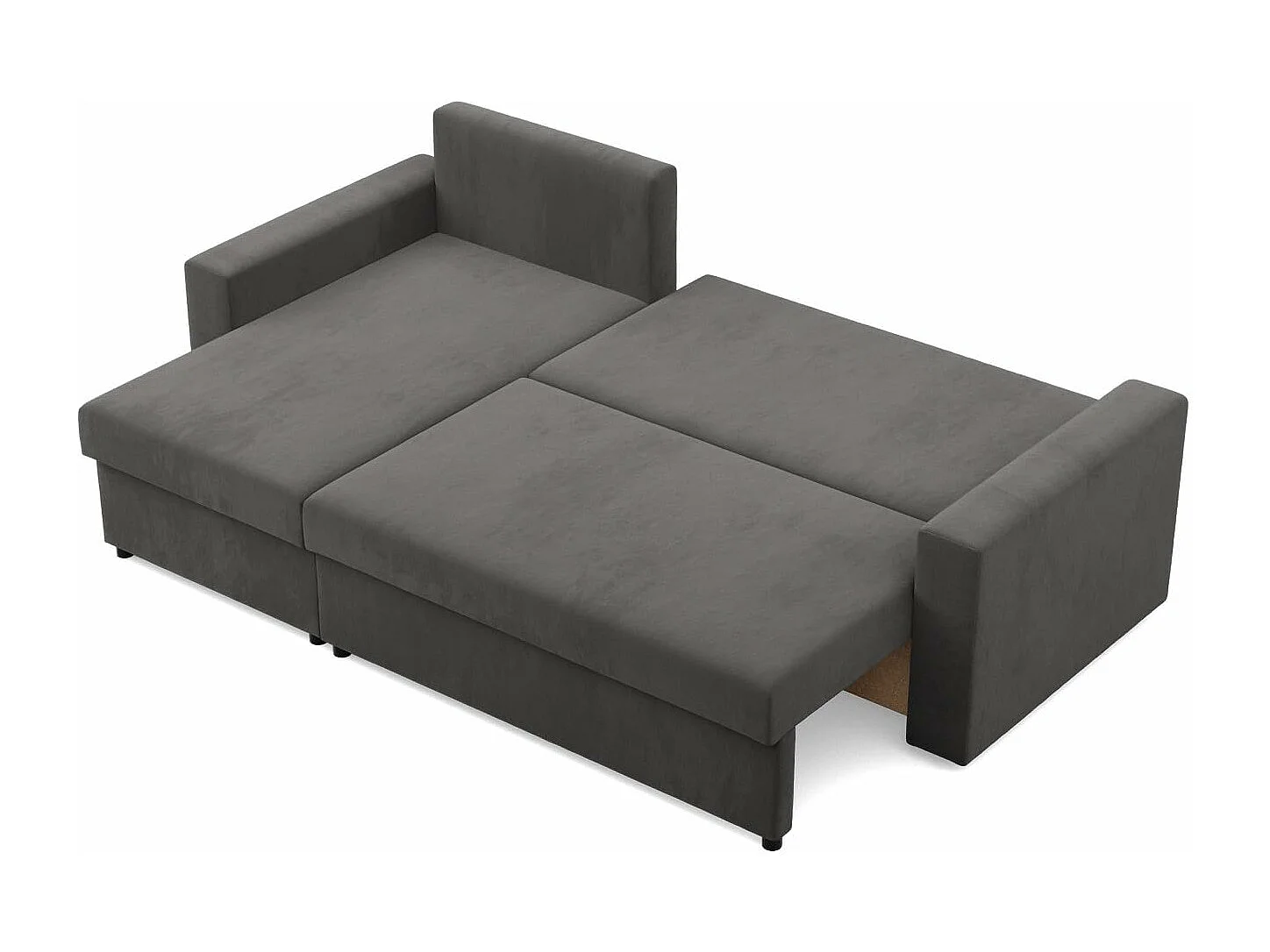 Narożnik z funkcją spania, Bonell, szary