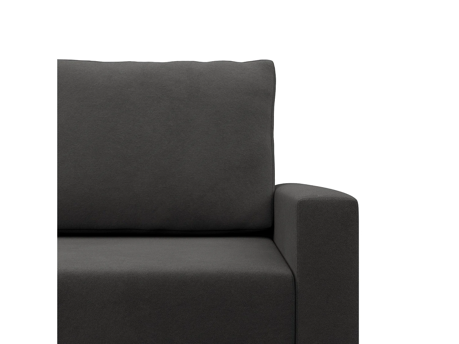 Duży narożnik w kształcie litery U z funkcją spania, z dwustronną poduszką, kolor jasnoszary