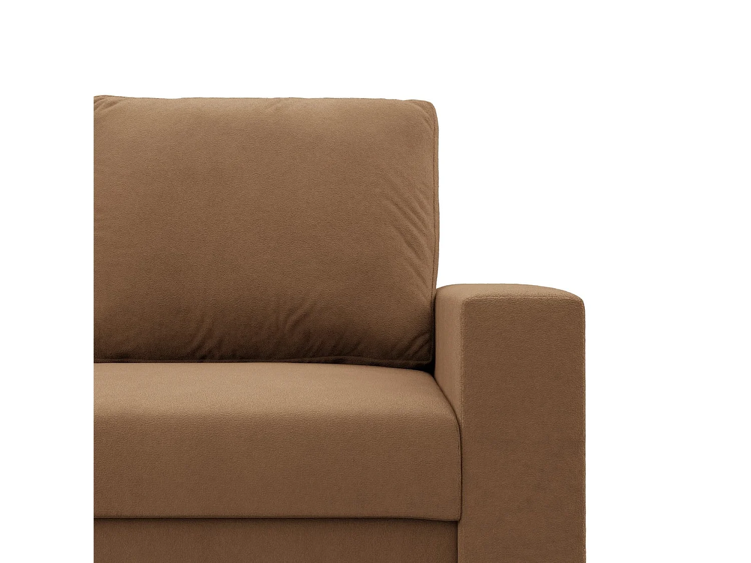 Chaise longue pour le salon, Brun