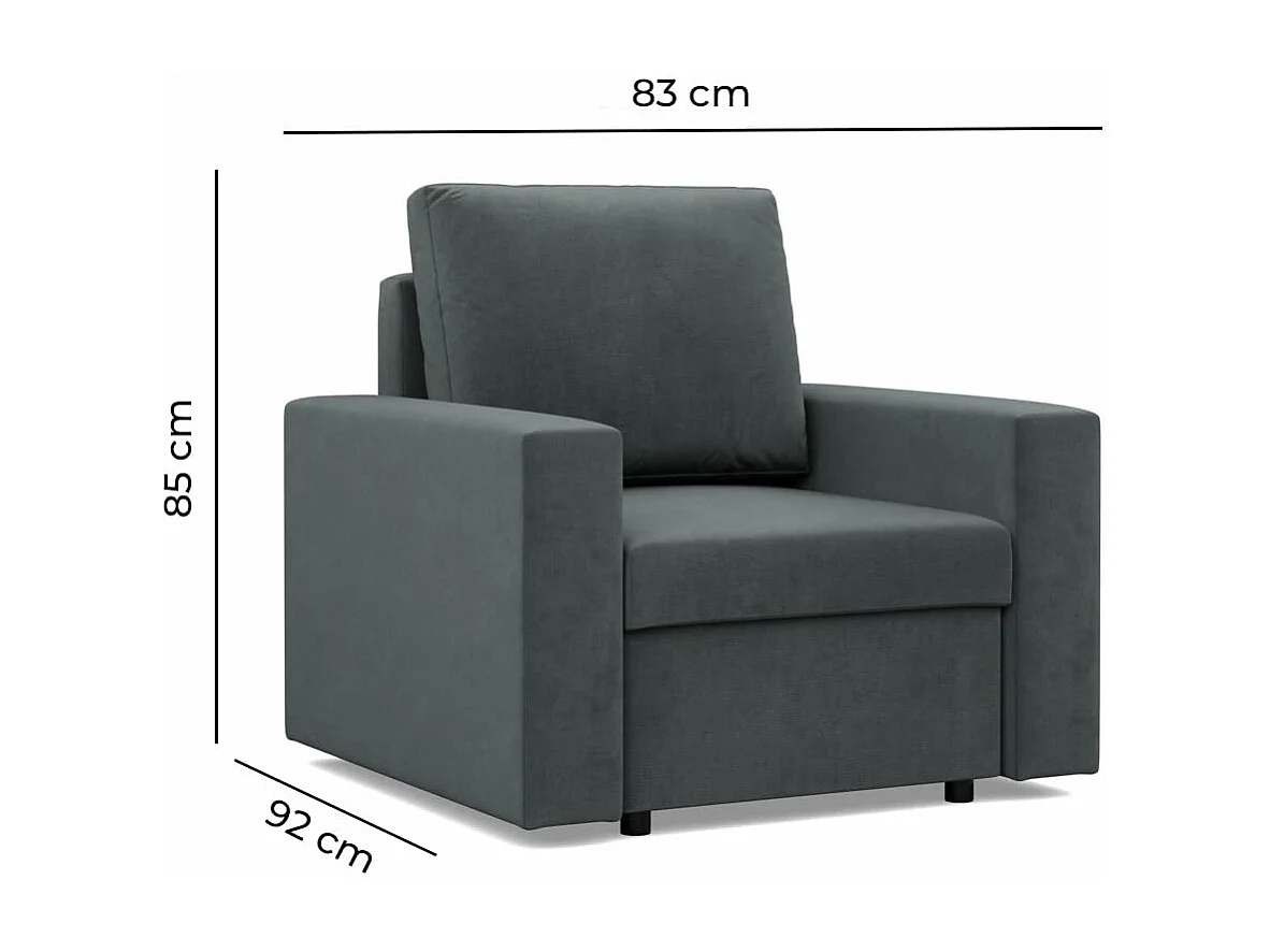 Chaise longue pour le salon, Brun