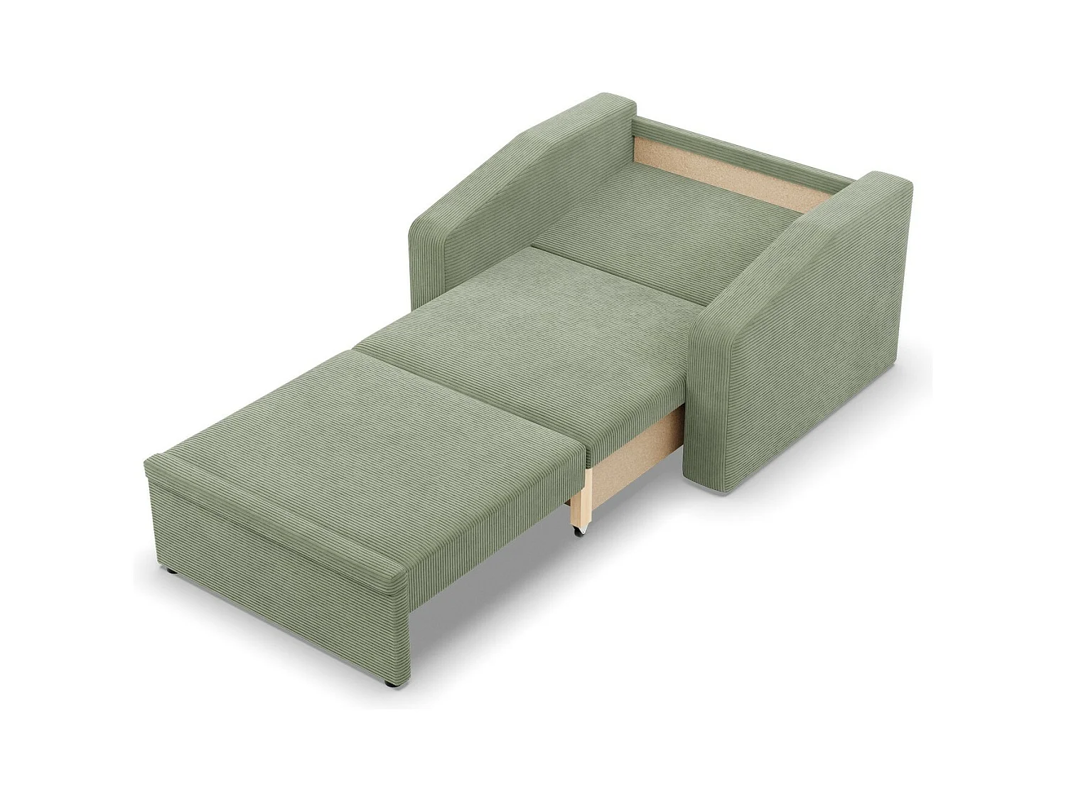 Chaise longue pour le salon, Corde - Vert