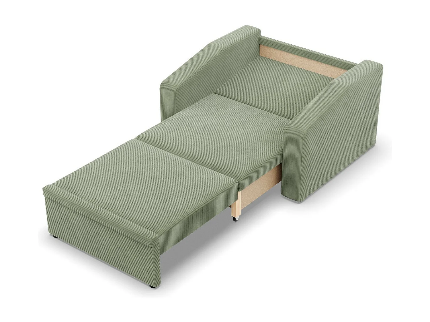 Chaise longue pour le salon, Corde - Vert