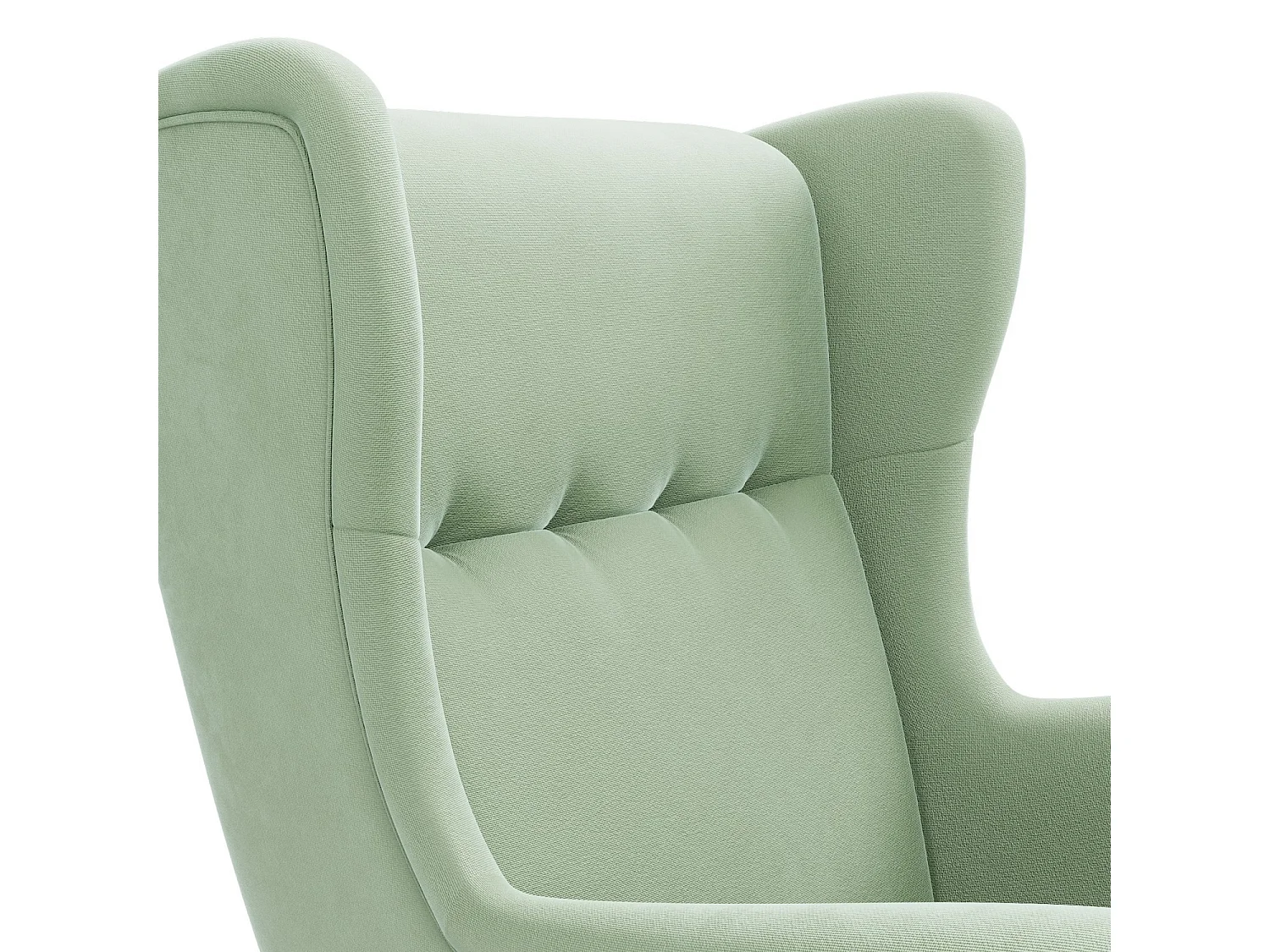 Chaise longue pour le salon, Vert clair