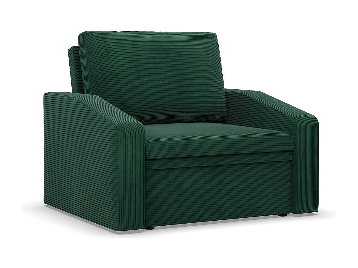 Chaise longue pour le salon, Corde - Vert foncé